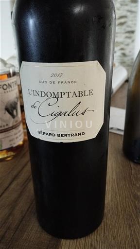Languedoc et Roussillon Pays d'oc Gérard Bertrand L'Indomptable de Cigalus 2017