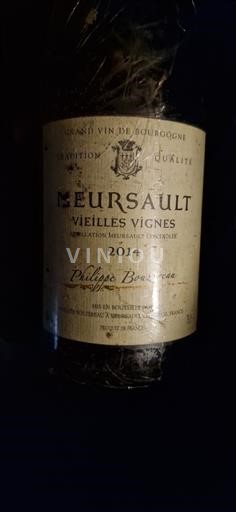 Borgogna Meursault Philippe Bouzereau Vieilles Vignes 2014