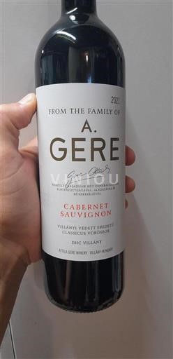 Villány Attila Gere Winery Cabernet Sauvignon 2021