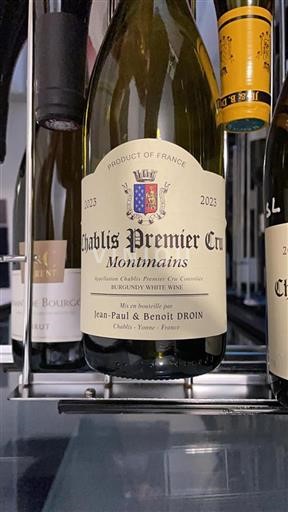 Bourgogne Chablis Premier Cru Jean-Paul & Benoît Droin Montmains 2023
