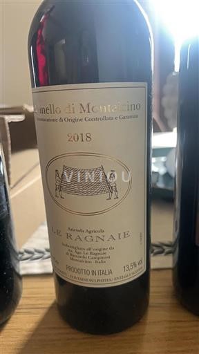 Toscane Brunello di Montalcino Le Ragnaie 2018