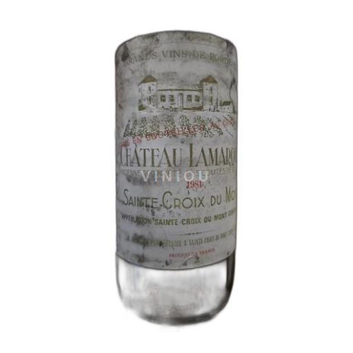 Bordeaux Sainte-Croix-Du-Mont Château Lamarque 1981