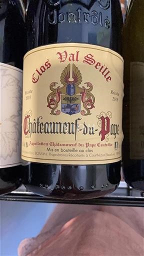 Rona dolina Châteauneuf-du-Pape Clos Val Seille 2018