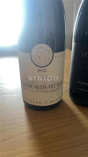 Bourgogne Côte de nuits villages Olivier Chanzy 2018