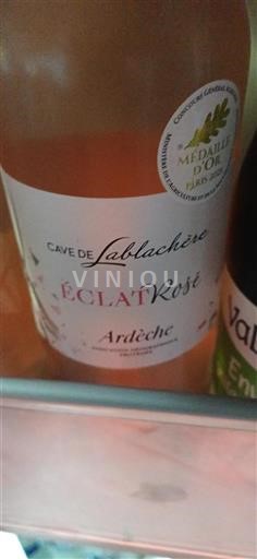 Alpes e regiões Ródano Ardèche Cave de Lablachère Éclat Rosé Não Sazonado