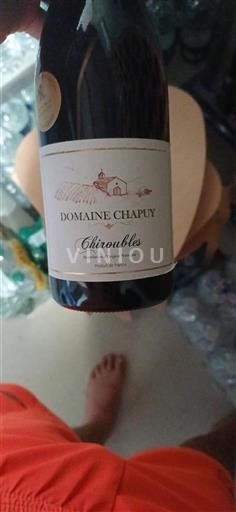 Vin Rouge sec Domaine Chapuy Non millésimé France Beaujolais Chiroubles AOC