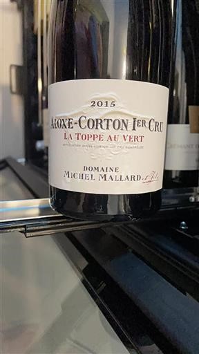 Borgogna Aloxe-Corton Premier Cru Michel Mallard La Toppe au Vert 2015