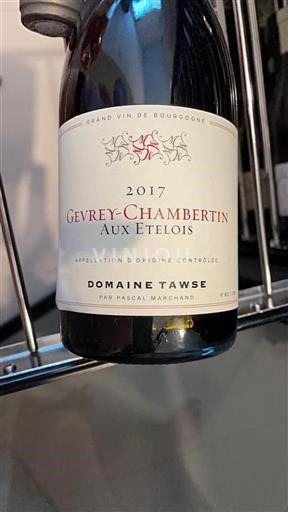 Bourgogne Gevrey-chambertin Domaine Tawse Aux Etelois 2017