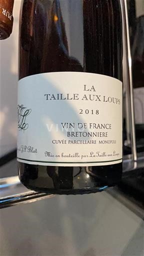 Vallée de la Loire La Taille Aux Loups Bretonniere 2018