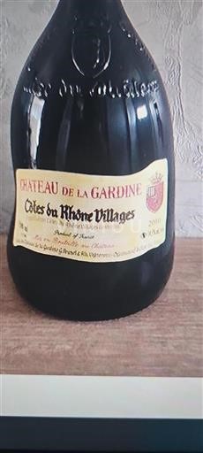 Vallée du Rhône Côtes-du-rhône-villages Château La Gardine 2010