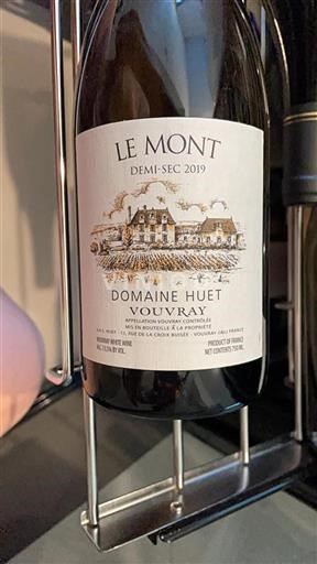 Vallée de la Loire Vouvray Domaine Huet Le Mont 2019