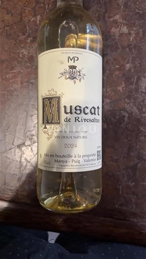 Roussillon Rivesaltes Manya - Puig - Valentin 2024