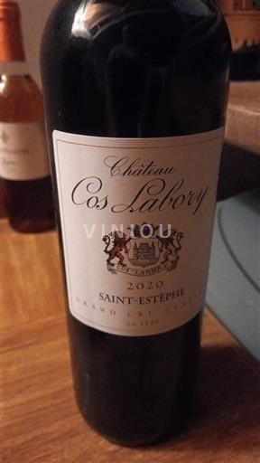 Bordeaux Saint-Estèphe Grand Cru Château Cos Labory 2020