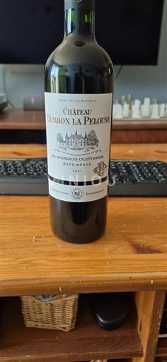 Vin Rouge sec Château Cambon La Pelouse 2021 France Bordeaux Haut-Médoc AOC hve