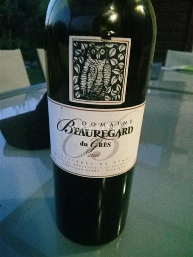 Rhône Valley Costières-de-Nîmes Domaine Beauregard du Grès 2011