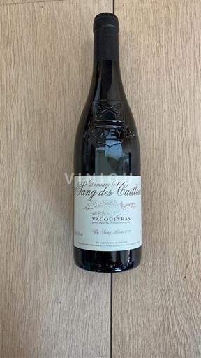 Vin Blanc sec Un Sang Blanc Domaine Le Sang des Cailloux 2019 France Vallée du Rhône Vacqueyras AOC