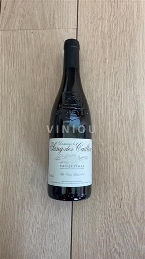 Údolí Rhôny Vacqueyras Domaine Le Sang des Cailloux Un Sang Blanc 2019