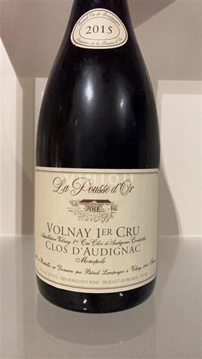 Bourgogne Volnay Premier Cru La Pousse Or Clos d'Audignac 2015