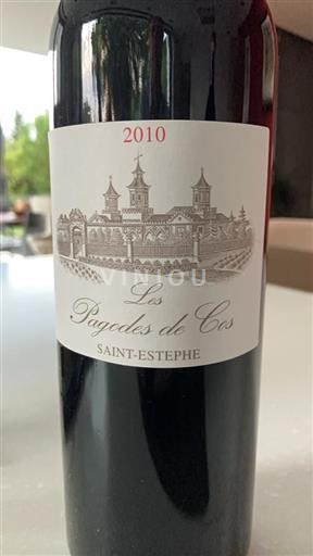 Bordeaux Saint-Estèphe Château Cos Estournel Les Pagodes de Cos 2010