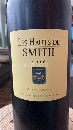 Bordeaux Pessac-Léognan Smith Haut Lafitte Les Hauts de Smith 2016