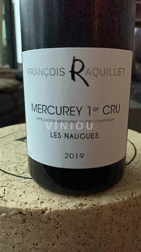 Bourgondië Mercurey Premier Cru François Raquillet Les Naugues 2019