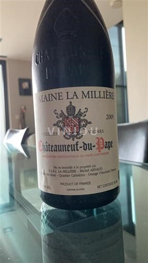 Vallée du Rhône Châteauneuf-du-pape Domaine La Millière Vieilles Vignes 2009