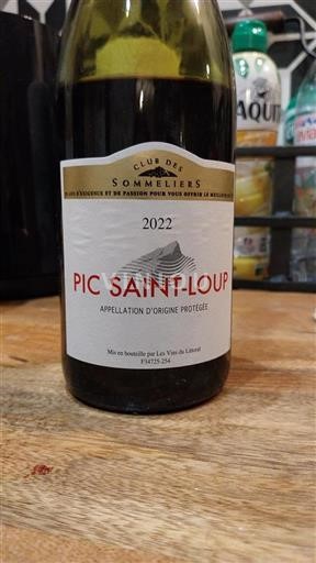 Languedoc Pic-saint-loup Club des Sommeliers 2022