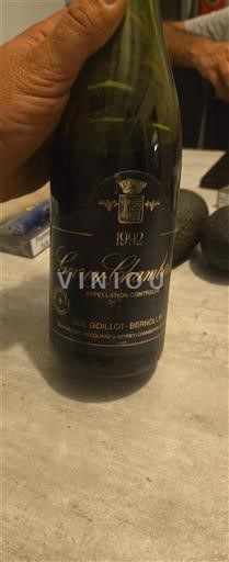 Bourgogne Gevrey-chambertin SCE Goillot-Bernollin 1992