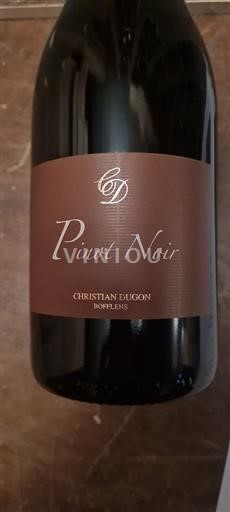 Vin Rouge sec Pinot Noir ATVB Christian Dugon 2018 Suisse Vaud Côtes de l'Orbe AOC