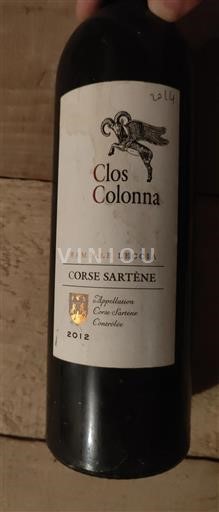 Corsica Non specificato Clos Colonna 2012