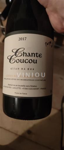 Sud-Ouest Côtes-du-marmandais Elian Da Ros Chante Coucou 2017
