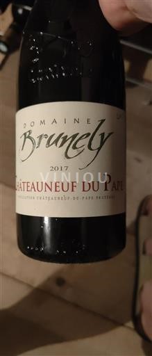 Rhône-dalen Châteauneuf-du-Pape Domaine Brunely 2017