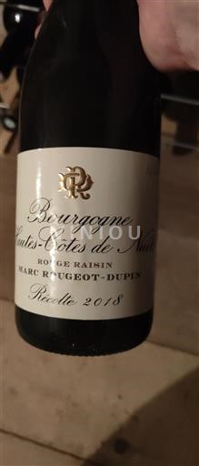 Bourgogne Hautes Côtes de nuits Marc Rougeot-Dupin 2018
