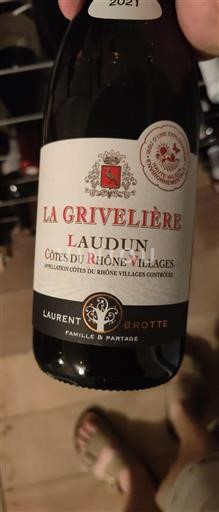 Vale do Ródano Não especificado Laurent Brotte La Grivelière 2021