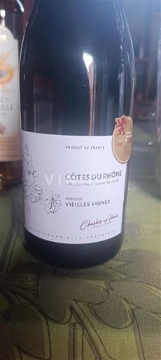 Rhônen laakso Côtes-du-rhône Charles Adelin Vieilles Vignes 2024