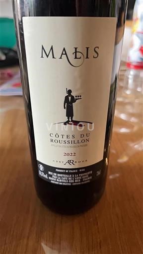 Rosellón Costas del Rosellón Abbè Rous Malis 2022
