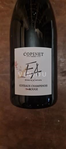 Champagne Coteaux Champenois Copinet Épreuve d'Artiste Ikke årgangsbestemt