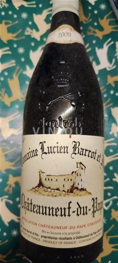 Vallée du Rhône Châteauneuf-du-pape Domaine Lucien Barrot et Fils 2009