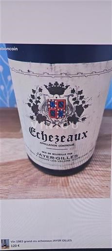 Borgogna Échézeaux Grand Cru Jayer Gilles 1983