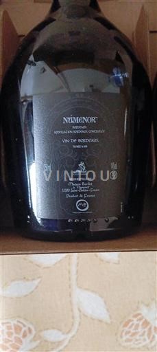 Vin Rouge sec Númenor Maison Bardet Non millésimé France Bordeaux AOC