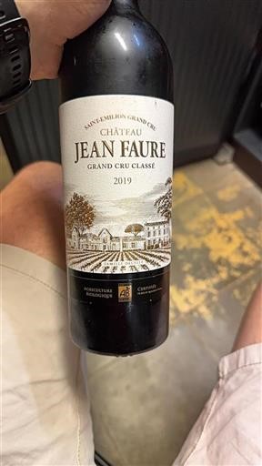 Bordeaux Saint-Émilion Grand Cru Grand Cru Classé Château Jean Faure 2019