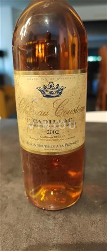 Bordeaux Cadillac Château Cousteau 2002