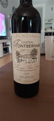 Bordeaux Montagne-saint-émilion Château Fontbernard 2020