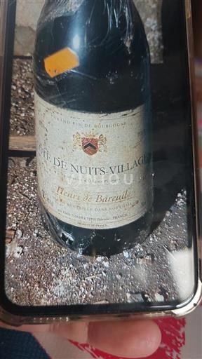 Bourgogne Côte de nuits villages Henri de Bareuil 2018