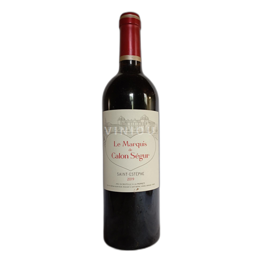 Bordeaux Saint-Estèphe Château Calon Ségur Le Marquis de Calon 2019