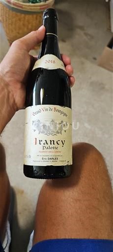 Burgundy Irancy Eric Darles Palotte 2018