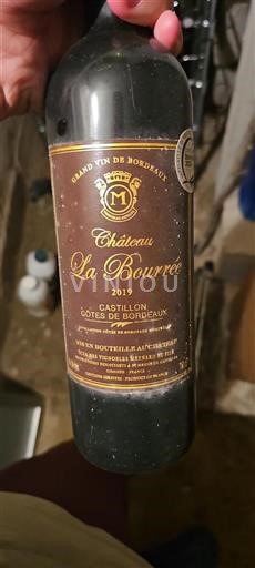 Bordeaux Castillon-côtes-de-bordeaux Château La Bourrée 2019
