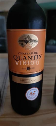 Bordeaux Pessac-Léognan Château Quantin 2017
