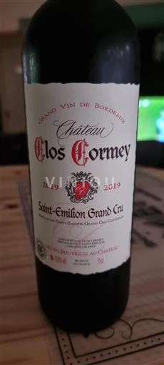 Bordeaux Saint-Émilion Grand Cru Grand Cru Château Clos Cormey 2019
