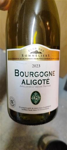 Bourgogne Bourgogne Aligoté Club des Sommeliers 2023